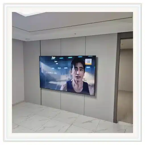 벽걸이TV 거실 설치 위치 참고 이미지