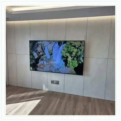 벽걸이TV 거실 설치 위치 참고 이미지