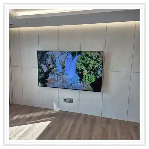 벽걸이TV 거실 설치 위치 참고 이미지