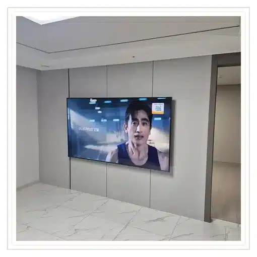 벽걸이TV 거실 설치 위치 참고 이미지